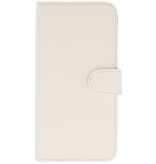 Case Style Libro per HTC uno E9 più bianco