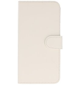 Case Style Libro per HTC uno E9 più bianco