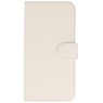 Case Style Libro per HTC uno E9 più bianco