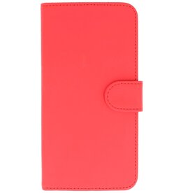 Case Style Libro per HTC uno E9 Inoltre Red