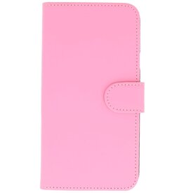 Case Style Libro per HTC uno E9 Inoltre Rosa