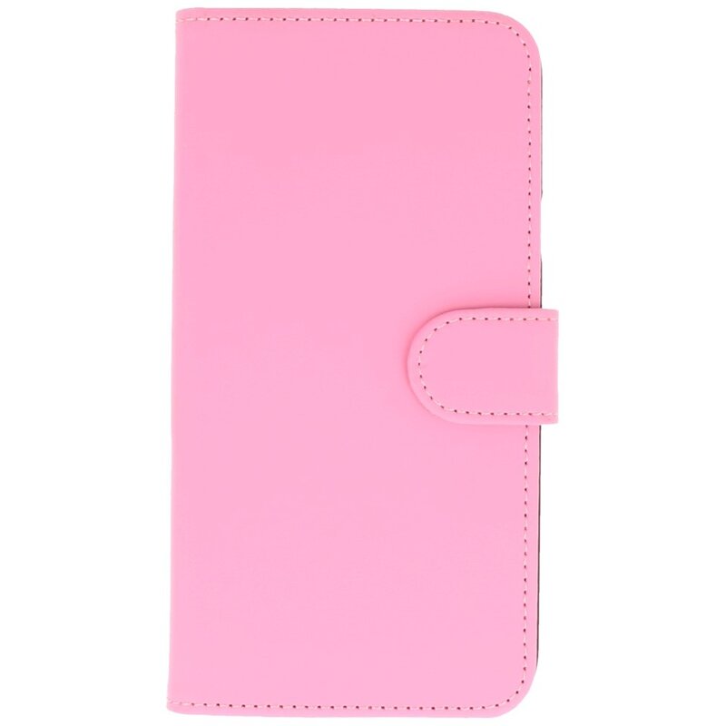 Tipo de encapsulado libro para Galaxy S5 G800F Mini rosa