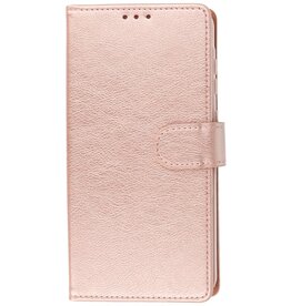Custodia a portafoglio Bookstyle per Samsung Galaxy A14 4/5 G Oro rosa