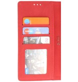 Custodia a portafoglio Bookstyle Custodia per Samsung Galaxy A14 4/5 G Rosso