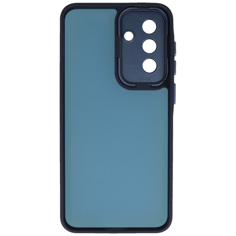 Matt-Transparent mit Kameraschutz Hülle für Samsung Galaxy A16 Blau