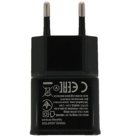 Micro caricatore universale di viaggio 2.4 A Black