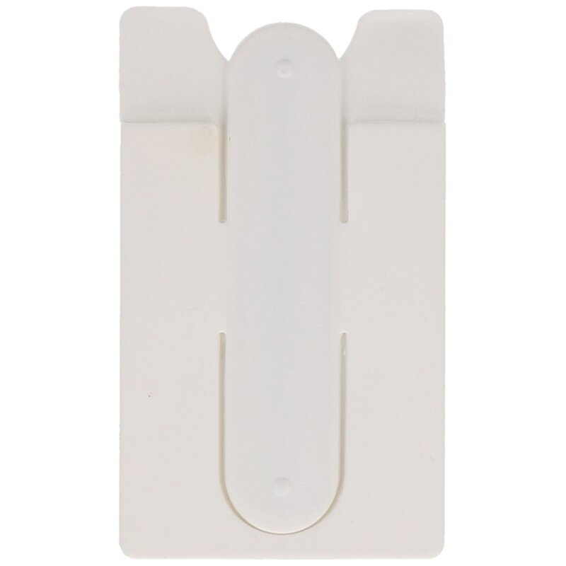 TPU Card Holder with Stand Function White