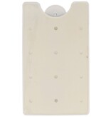 Porta carte in TPU con funzione di supporto bianco