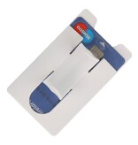 TPU Card Holder with Stand Function White