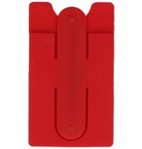 TPU Cardholder with Stand Function Red