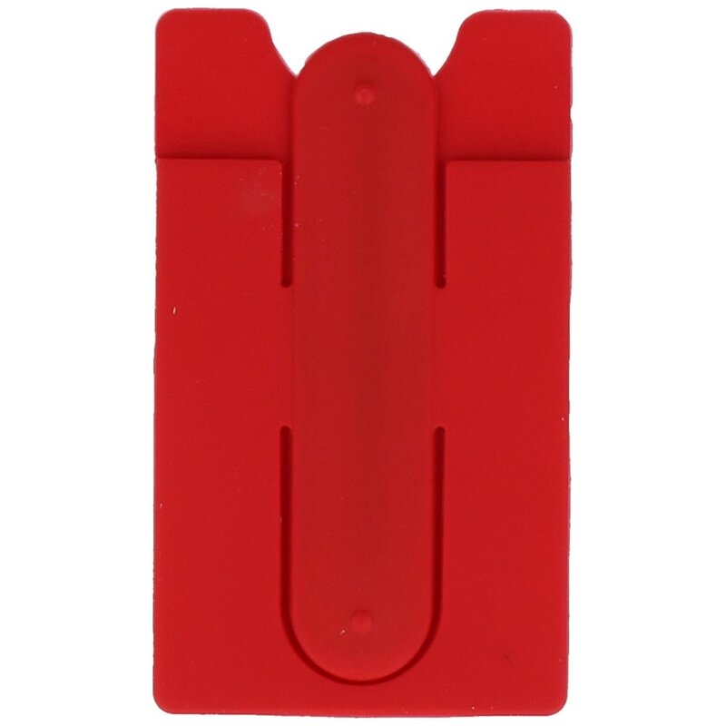 TPU Cardholder with Stand Function Red