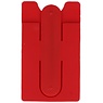Porte-cartes en TPU avec fonction support, rouge