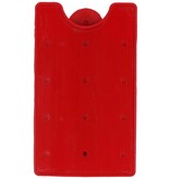 TPU Cardholder with Stand Function Red