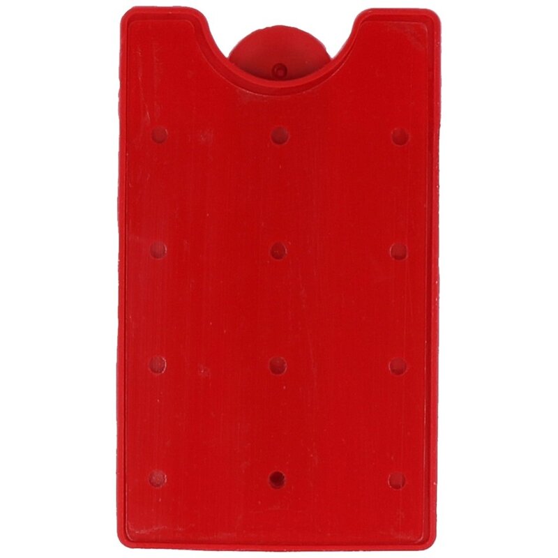 Tarjetero de TPU con función atril, color rojo