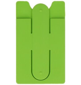 Tarjetero de TPU con función atril, color verde