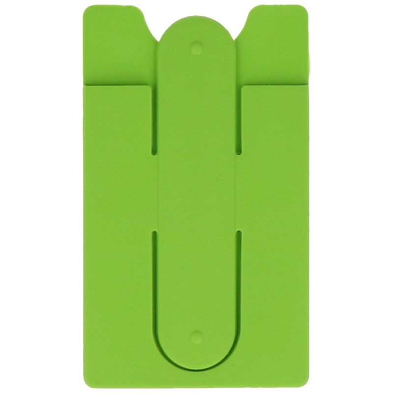 Porte-cartes en TPU vert avec fonction support