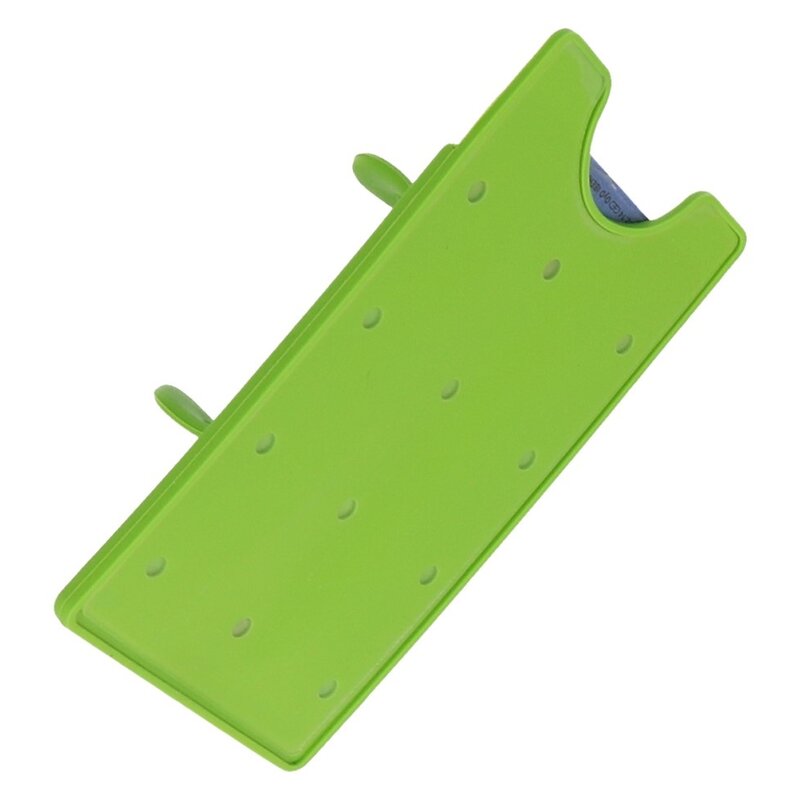 Porta carte in TPU con funzione di supporto, verde