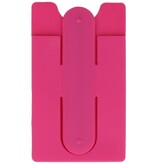 Porta carte in TPU con funzione di supporto rosa