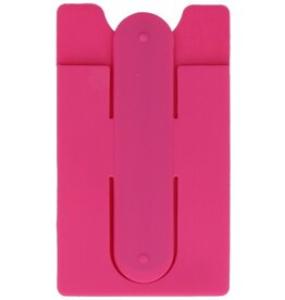 Tarjetero de TPU con función atril, color rosa