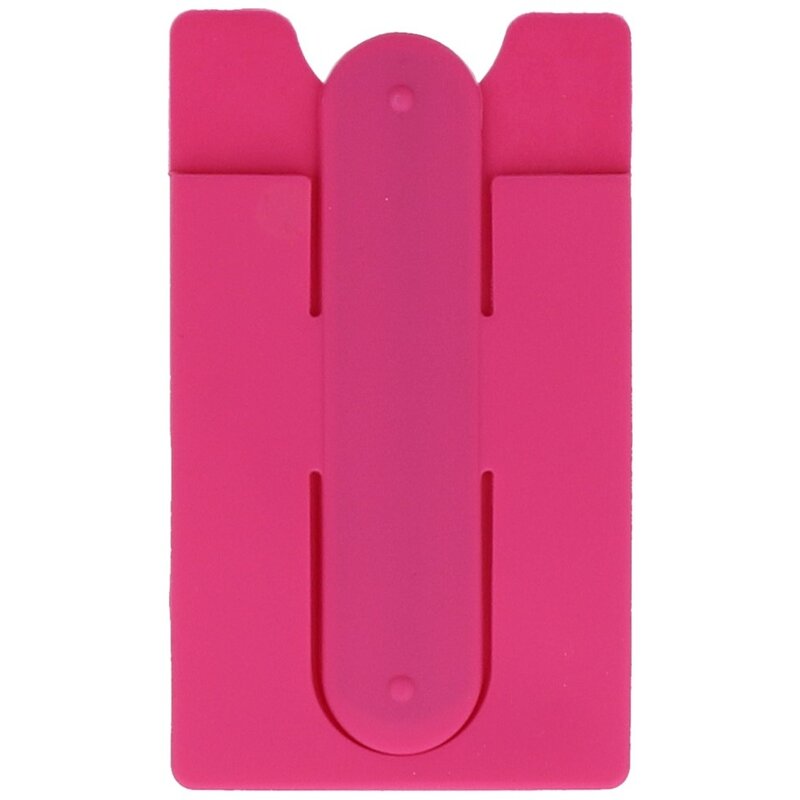 Titular de la tarjeta de TPU con el soporte Función rosa