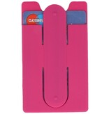 Tarjetero de TPU con función atril, color rosa