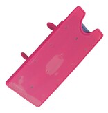 Porte-cartes en TPU rose avec fonction support