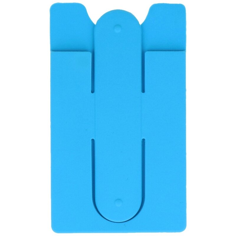 Porte-cartes en TPU avec support, turquoise