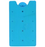 TPU Card Holder with Stand Function Turquoise
