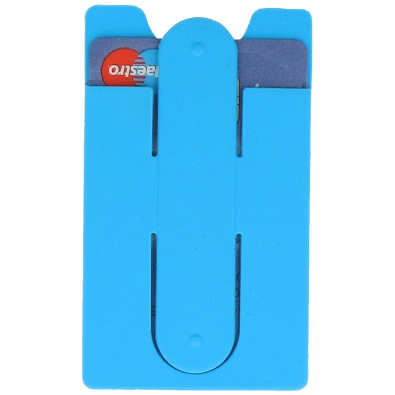 Porta carte in TPU con funzione di supporto turchese