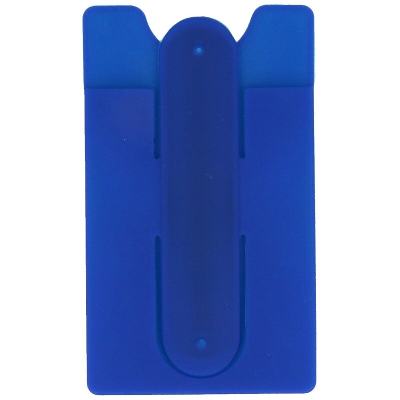 Porta carte in TPU con funzione di supporto blu