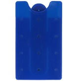 Porte-cartes en TPU avec fonction support, bleu