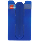 Porte-cartes en TPU avec fonction support, bleu
