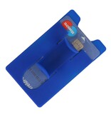 Porte-cartes TPU avec support Fonction Bleu