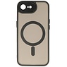Matte-Transparent with Camera Protector Magsafe Case for iPhone 16th Black
