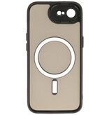 Mat-Transparent met Camera Beschermer Magsafe Case voor iPhone 16e Zwart