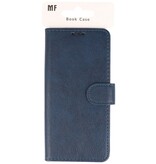 Funda tipo cartera estilo libro para iPhone 16e, color azul marino