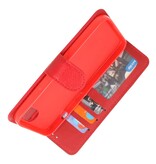 Custodia a portafoglio Bookstyle per iPhone 16e rossa