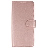 Custodia a portafoglio Bookstyle per iPhone 16 oro rosa