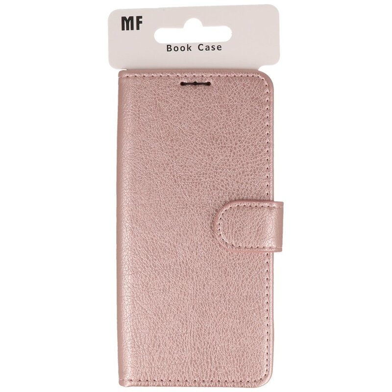 Custodia a portafoglio Bookstyle per iPhone 16 oro rosa