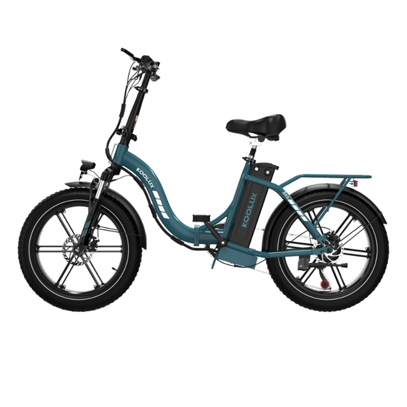 Bicicleta eléctrica KOOLUX - E-bike plegable - 250W - 45-90 KM - BK6S 4.0 - Azul