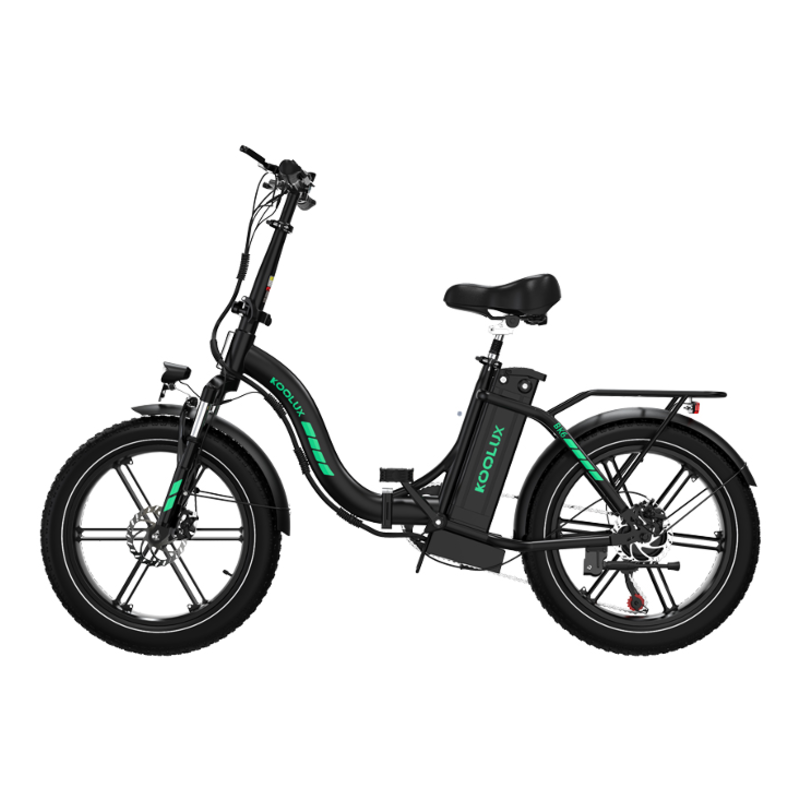 KOOLUX elcykel - Sammenfoldelig E-cykel - 250W - 45-90 KM - BK6S 4.0 - Sort
