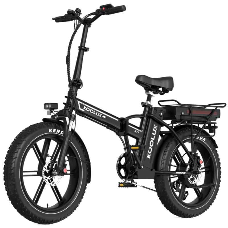 KOOLUX KOOLUX Elcykel - Sammenfoldelig E-cykel - 250W - 80-150 KM -X11 - Sort