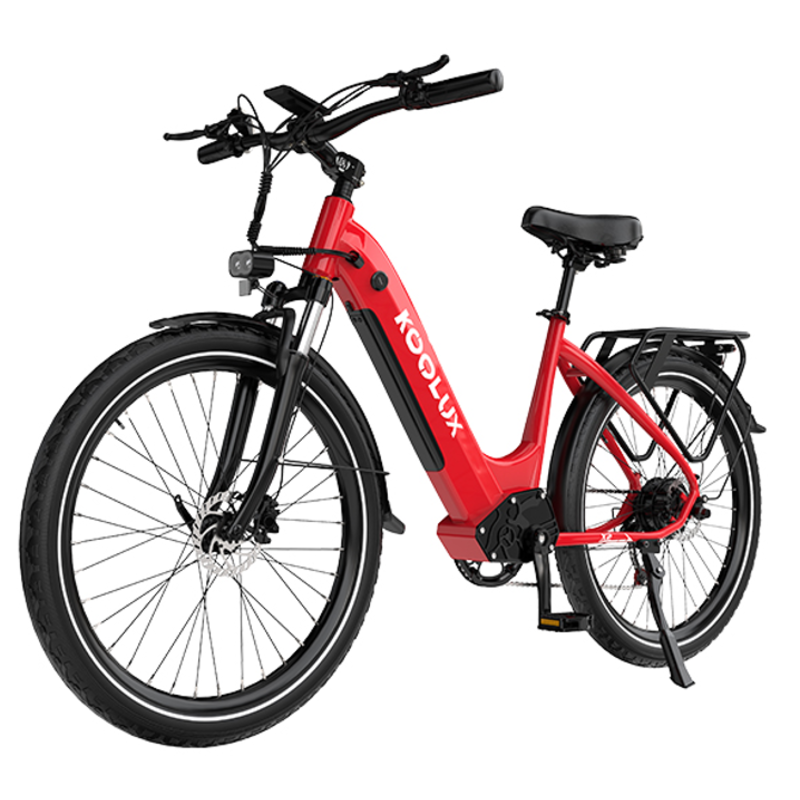 KOOLUX KOOLUX elektrische fiets - E-bike - 250W - 65-80 KM - X2 - Rood