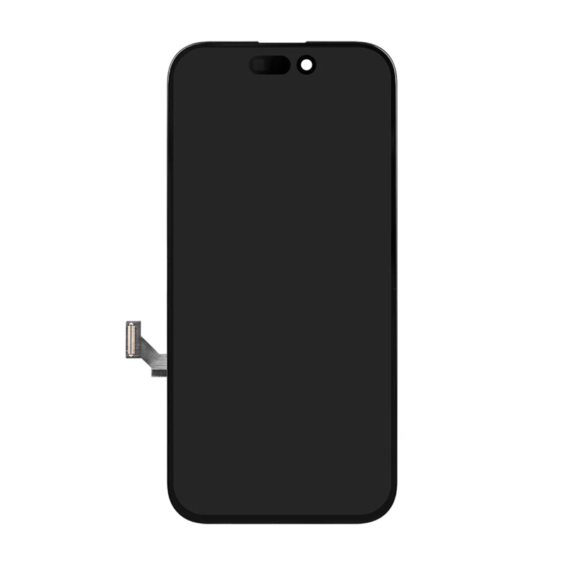 MF Display Conjunto de LCD Incell FHD MF Prime de marca propia para iPhone 16 negro + Cristal completo MF gratis