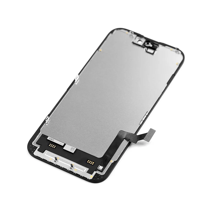 MF Display Conjunto de LCD Incell FHD MF Prime de marca propia para iPhone 16 negro + Cristal completo MF gratis