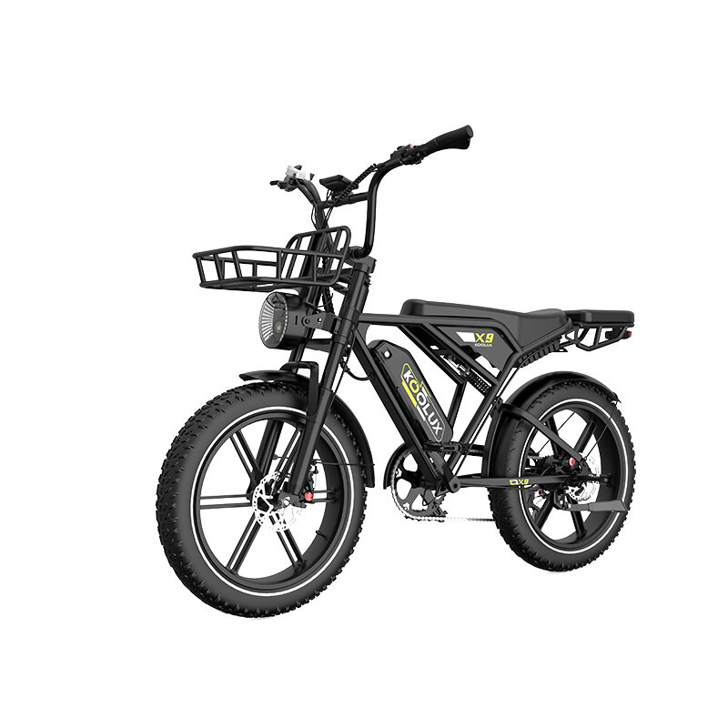KOOLUX Bicicletta elettrica KOOLUX - E-bike - 250W - 70-150 KM - X9 - Nero