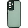 Matte-Transparent with Camera Protector Case for Samsung Galaxy A16 Dark Green