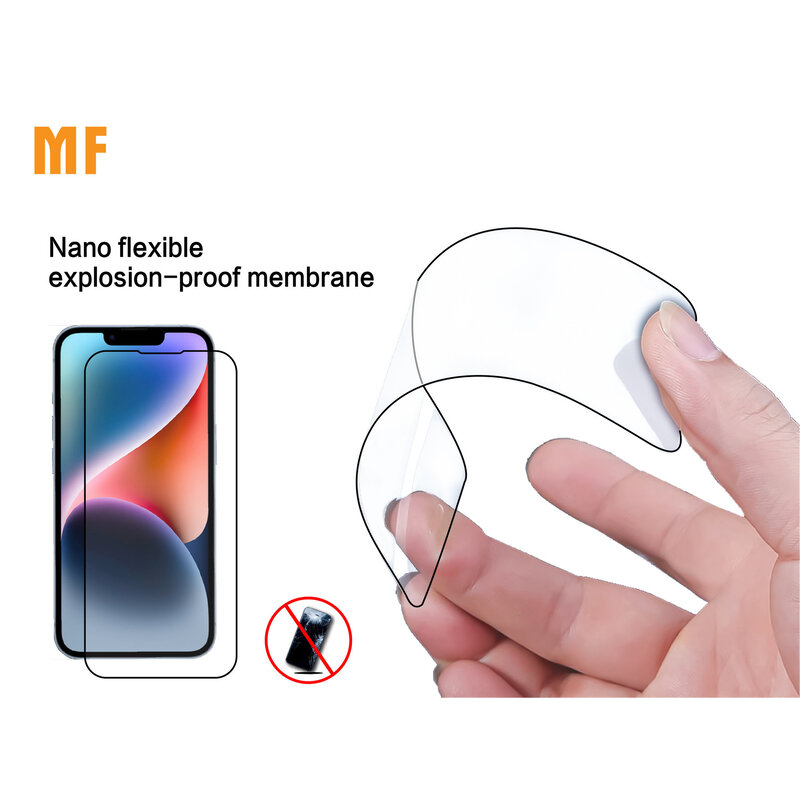 MF Glass MF Full Tempered Glass voor iPhone 17 - 16 Pro