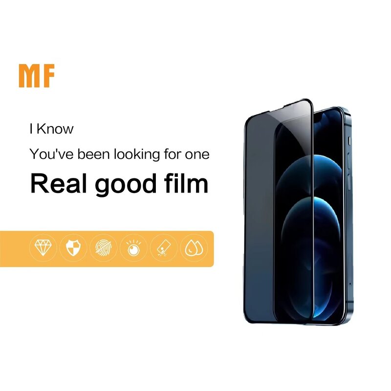 MF Privacy Hærdet Glas iPhone 17 Air