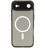 Matte-Transparent with Camera Protector Magsafe Case for iPhone 17 Air Black